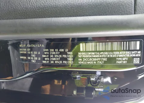 2017 Jeep Renegade Trailhawk 4X4 из США, поврежденный, VIN ZACCJBCB8HPF17992